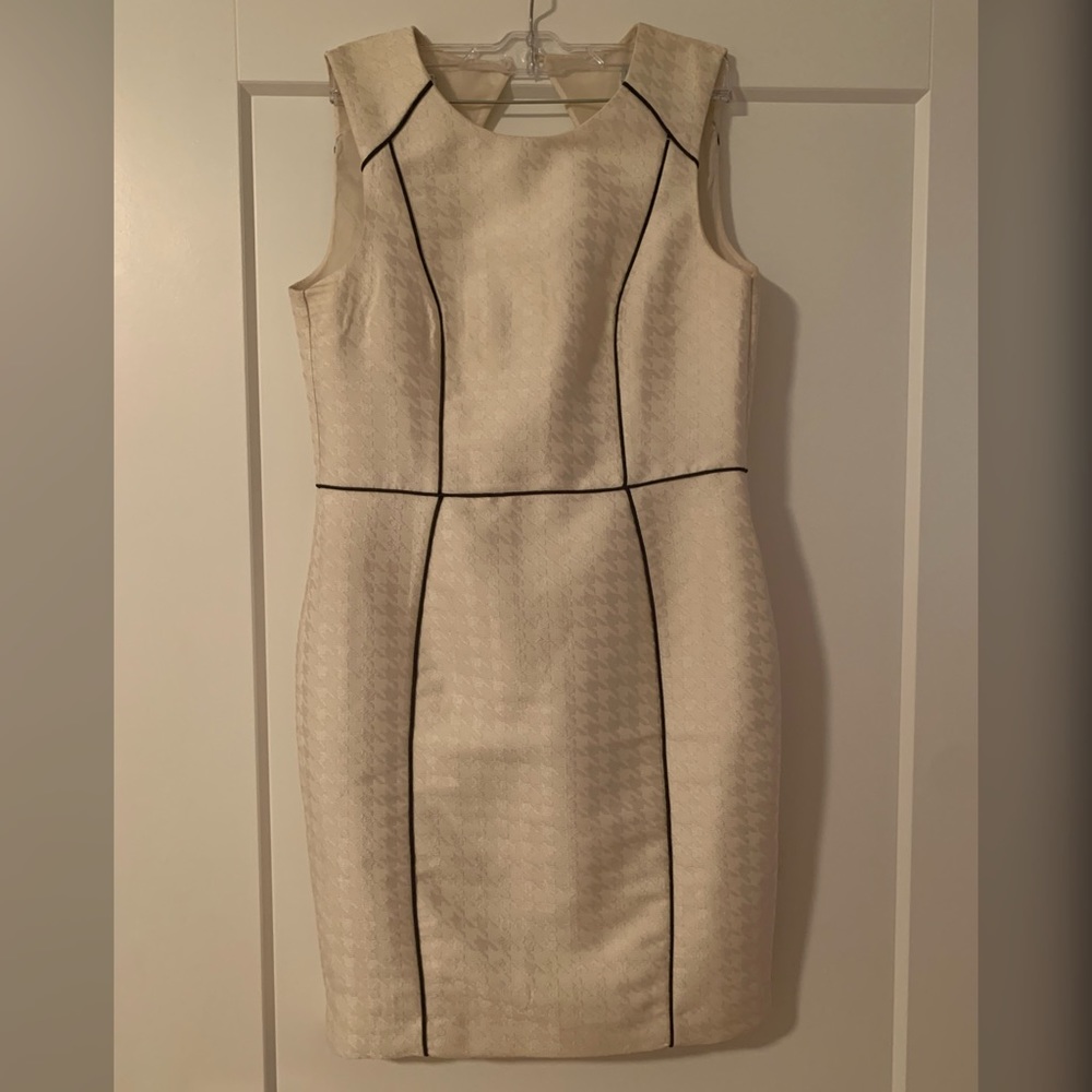 H&M Work Formal Dress Off White